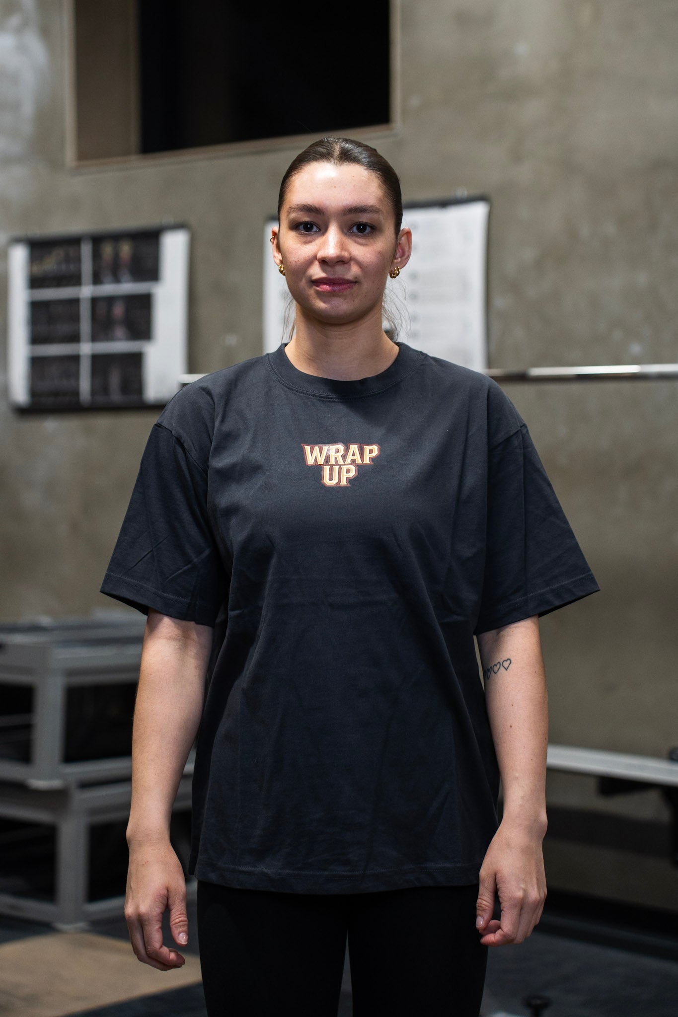 Wrap Up Box Fit T-shirt - Dark Grey