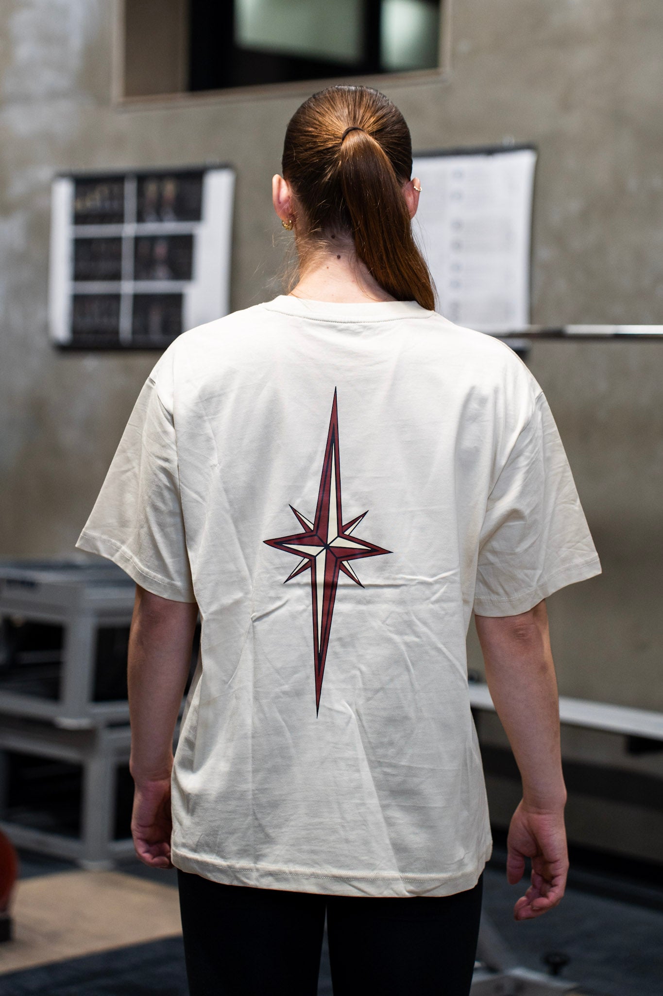 Wrap Up Box Fit T-shirt - Ecru