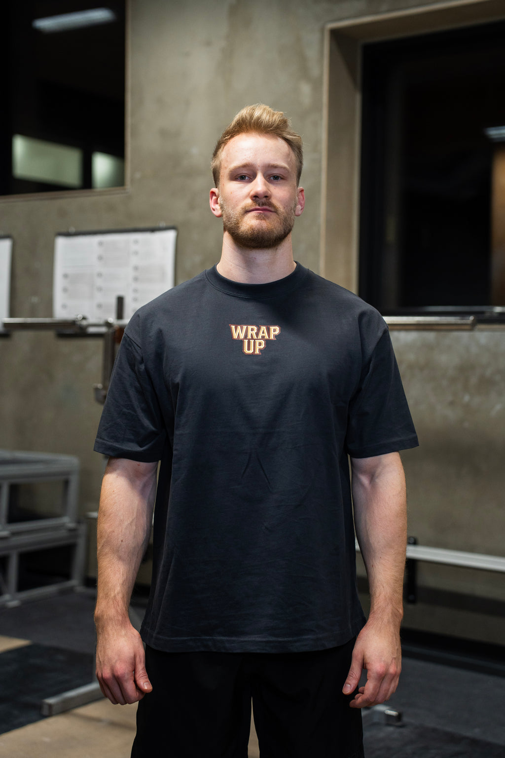 Wrap Up Box Fit T-shirt | Dark Grey